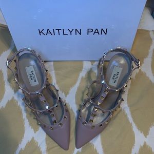 Kaitlyn Pan RockStud Slingback Pump